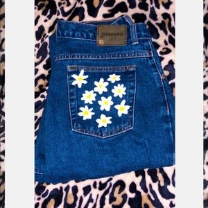 Hand painted Jeans